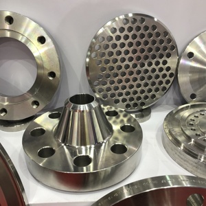 DN100สแตนเลส316L PN-16หน้าแปลน Weldneck ยาว - Product Image 1