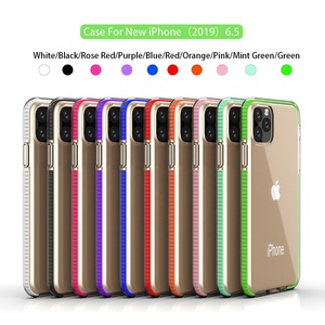 For Apple IPhone 2019 Phone Cover ,6.5 zoll 6.1 zoll 5.8 zoll doppel Color Clear tpu handy abdeckung <span class=keywords><strong>shell</strong></span>