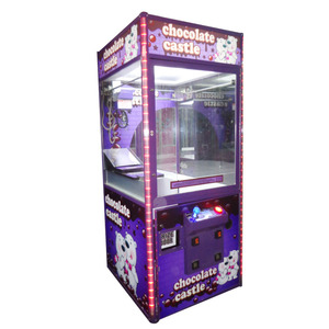 アーケードチョコレートキャッスルキャンディートイクロークレーン自動販売ゲームマシンキャッチクレーンおもちゃマシン