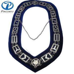 Collar de Cadena Masónica con Respaldo Rojo para Tienda Mayorista - Product Image 5