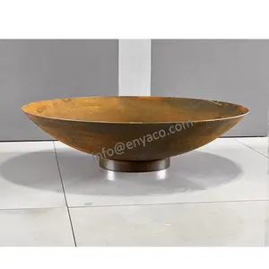 Metal Firepit 80cm / 100cm / 120cm Cheap Steel Bowl Metal Dish Fire Pit Rustic Firepit Outdoor Fire Pit Bowl