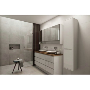 Meuble de <span class=keywords><strong>salle</strong></span> de <span class=keywords><strong>bain</strong></span> moderne en <span class=keywords><strong>bois</strong></span> massif <span class=keywords><strong>noir</strong></span> avec miroir, meilleure vente à Foshan - Product Image 6