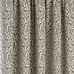 <strong>Funky</strong> Grey Lined Pencil Pleat <strong>Curtains</strong> - Product Image 2