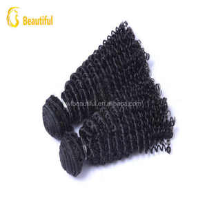 2018 nuevo venir química libre calidad superior del pelo brasileño, color natural rizado extensiones de cabello virgen - Product Image 4