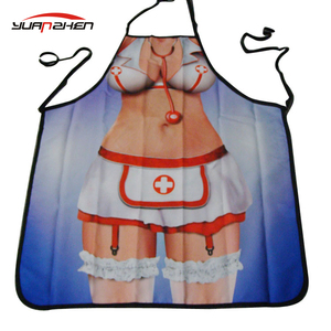 ผ้ากันเปื้อนทำอาหารเอวครัวตลกเซ็กซี่พิมพ์แบบกำหนดเอง - Product Image 5
