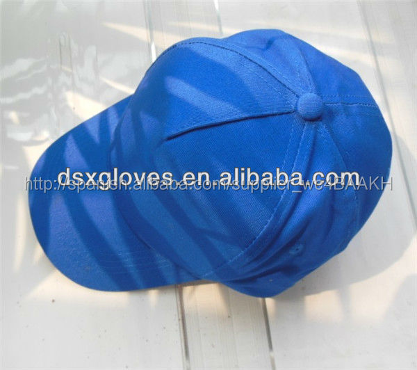 Cheap custom blue panels blank baseball caps and hats