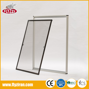 <span class=keywords><strong>Moustiquaire</strong></span> de fenêtre <span class=keywords><strong>DIY</strong></span> noire à taille fixe et installation facile - Product Image 2