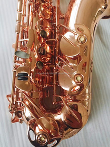 Colore rosa doppi bracci rotolo foro di tono sassofono professionale - Product Image 3