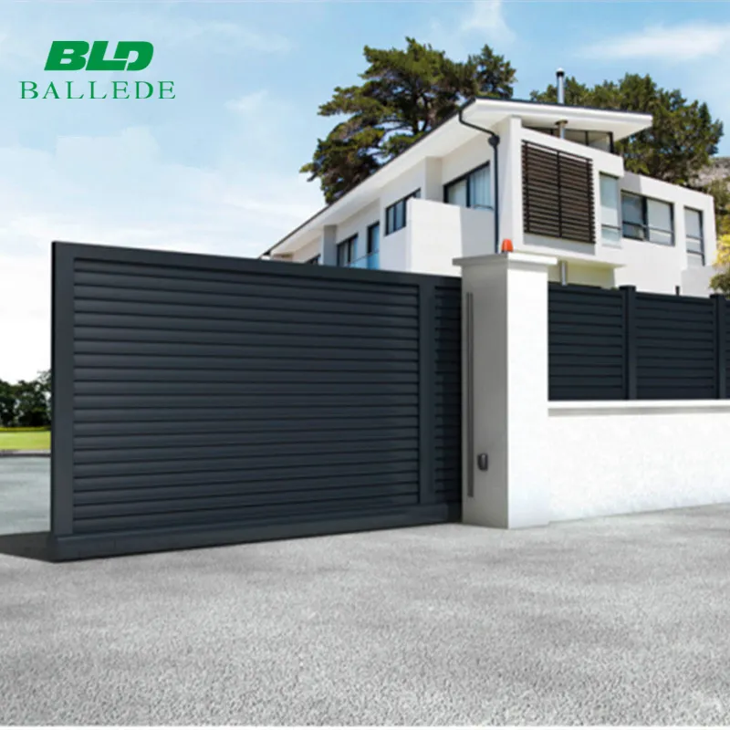 High quality European style modern electric aluminium gates and fences for house