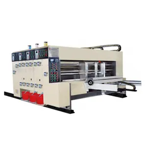 Corrugated Cardboard Flexo Printer Printing And Slotting Machine