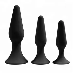 Factory online direct sale sex toys silicone anal butt plug with custom design service