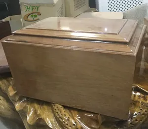 Günstige Pet Wood Urn Cinerary Sarg Holz Sarg europäischen Stil