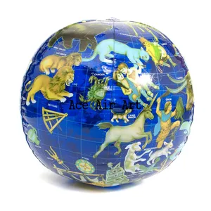 Portable advertising inflatable world globe ball for outdoors ,Inflatable world globe for sale