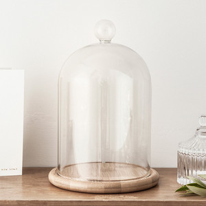 Người Giữ Ngọn Nến Hiển Thị Bụi Bìa Chuông Jar Bán Buôn Rõ Ràng <span class=keywords><strong>Glass</strong></span> <span class=keywords><strong>Dome</strong></span> Với Cơ Sở Hand Made Tùy Chỉnh Kích Thước Pha Lê Mô Hình Thổi - Product Image 3