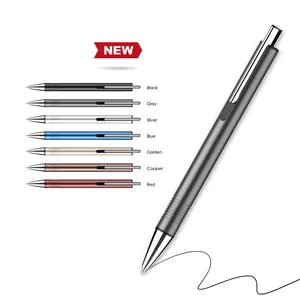 wholesale writing instruments Personalized Advertising Custom Logo Metal Aluminum writing pen ballpoint