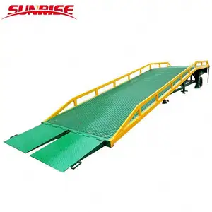 Porch Wheelchair Lift Mobile Dock Ramp Hydraulic Yard Ramp Cheap Yard Ramp 1600mm Max Lifting Height 8-10tons Optional