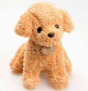 Poupées de chiot mignonnes bouclées de 20CM, chiens en peluche <span class=keywords><strong>pour</strong></span> animaux de compagnie, jouets doux <span class=keywords><strong>pour</strong></span> enfants, cadeaux d'<span class=keywords><strong>anniversaire</strong></span> - Product Image 6