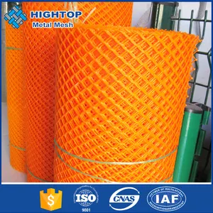 HDPE di Plastica Arancione Maglia di Filo 1.2m di Sicurezza Riflettente Recinzione di Maglia di Plastica