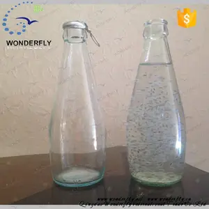 290ml 바질 씨앗 유리 병 반지 당겨 알루미늄 캡