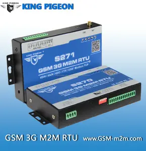 4AIN 4DIN 4 Dout 1 Temperatura Porta 1USB S271 GSM GPRS 3G Modbus RTU