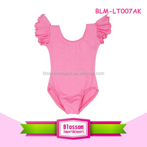 Formazione Dancewear Ragazze Leotard di Balletto del capretto Vestiti Del Bambino All'ingrosso <span class=keywords><strong>Ginnastica</strong></span> Body Con Tulle Ruffle Maniche Svolazzano - Product Image 6