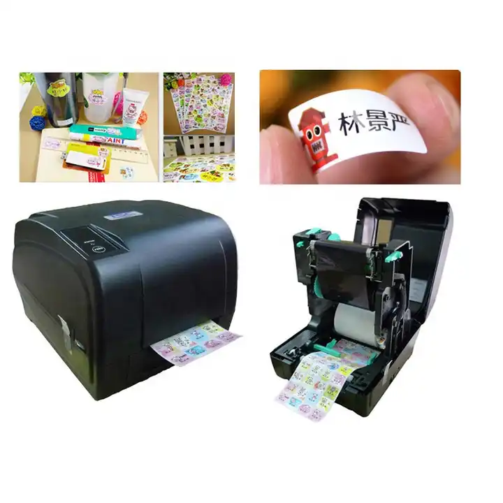 nome di guangzhou adesivo stampante per etichette di codici a barre  stampante impermeabile adesivi di nome del fumetto trasparente per i  bambini dell'ufficio scolastico