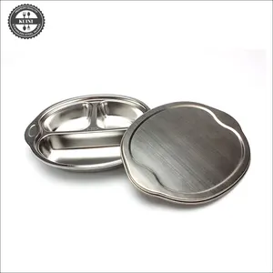 SUS 304 Monkey Shaped Kids Stainless Steel Plate Dish