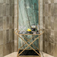Exotique Botanique Vert Dalle de Quartzite, Brésil Vert Tuile De Granit Pour la décoration D'intérieur