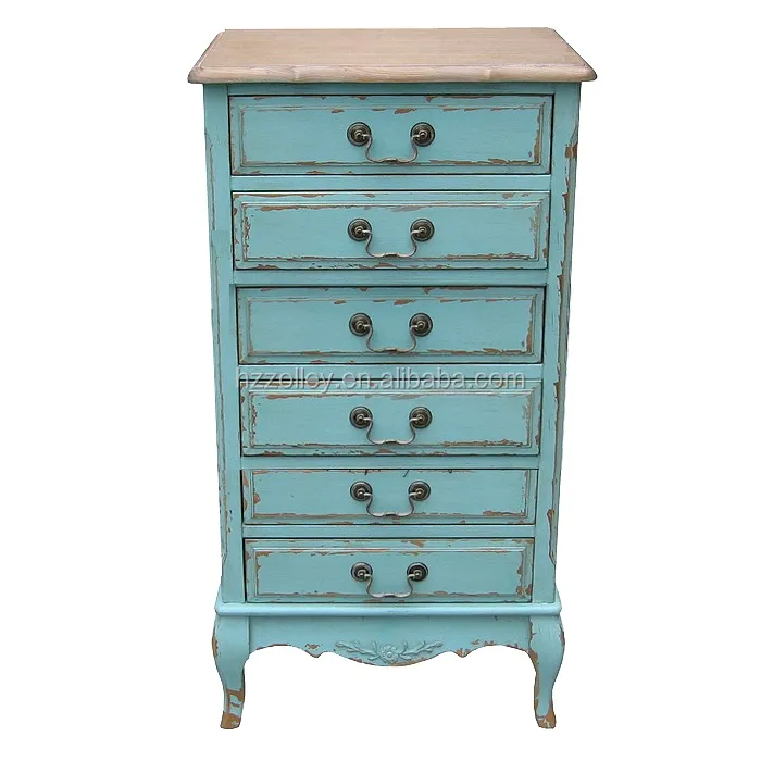French antique style hot sale movable drawer cabinet with low price /small drawer cabinet movable file storage cabinet