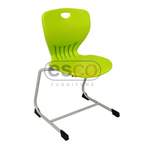 Modern plastic color student furniture school plastic chair school furniture desk and chair