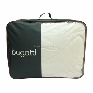 Transparent plastic bag for quilt, duvet , comforter packaging