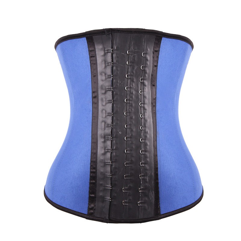 Лидер продаж, корсет на молнии спереди и компрессионный пояс, пояс для талии, латексный корсет для талии и тела для женщин, корсет для похудения, черное количество