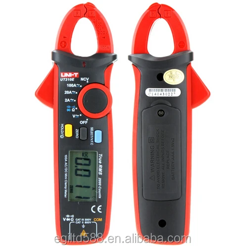 UNI-T UT210E Multimeter True Current Mini Clamp Meters Capacitance Tester Digital Multimetro LCR Meter Megohmmeter