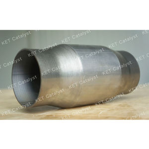 <span class=keywords><strong>2</strong></span>,5 ''hilado núcleo metálico alto flujo convertidor catalítico para carreras de escape - Product Image 5