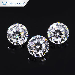 Moissanite Tianyu Gems 1ct GH VVS Taglio Brillante Rotondo, Diamante Sintetico a Prezzo all'Ingrosso - Product Image 2