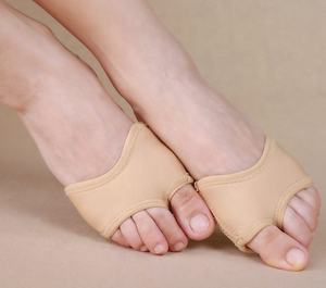 Bestdance मोटी पैर पैड नृत्य पंजे पैर हवाई चप्पलें पेट बैले नृत्य Footwears भारी लाइक्रा कपड़े - Product Image 3