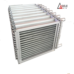 Caldera de Gas de agua de condensación de acero al carbono bajo tubo con aletas de calentadores industriales de intercambiador de calor y radiador para lavandería Industrial - Product Image 1