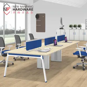 Factory <strong>Supply</strong> 6 Person <strong>Office</strong> Metal Frame Workstation Leg Furniture <strong>Office</strong> Table Frame Furniture Leg Base - Product Image 1