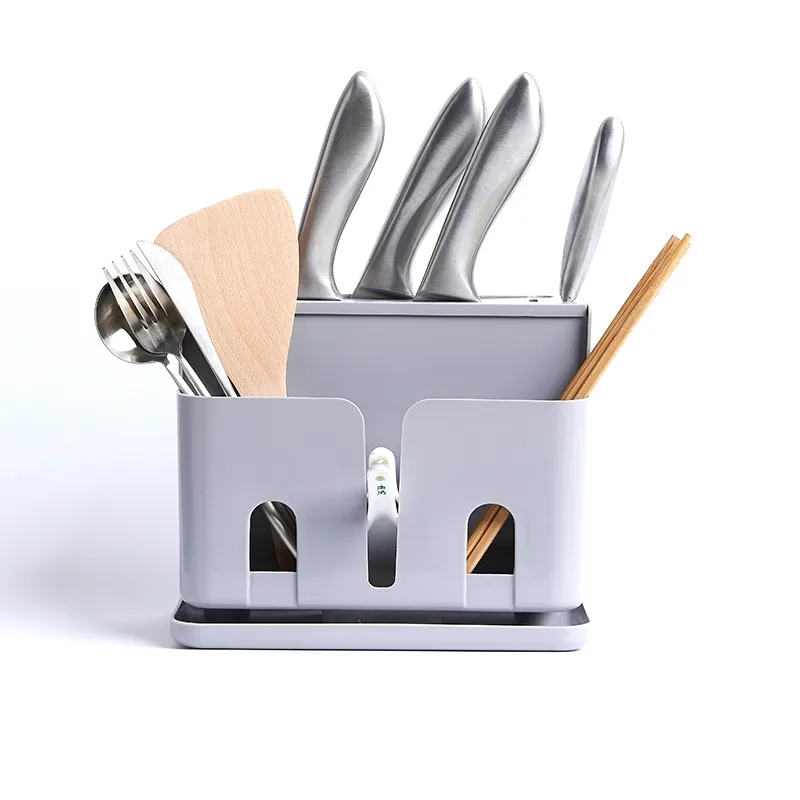 Haushalt Multifunktionale Kunststoff Stäbchen Käfig, Küche Messer Halter, Geschirr Löffel Lagerung Box
