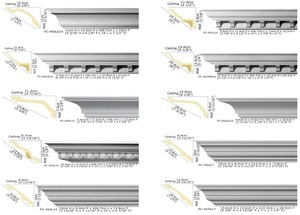 Cornice Decorativa in Poliuretano di Alta Qualità, Bella ed Economica, Modanatura per Grondaie Domestiche - Product Image 2