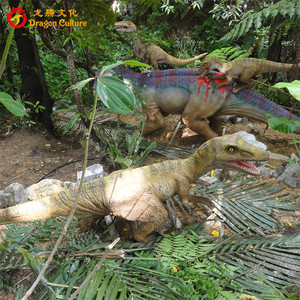 Modèle de dinosaure <span class=keywords><strong>Jurassic</strong></span> <span class=keywords><strong>Raptor</strong></span> à l'échelle, animaux en stock, pour parc de loisir - Product Image 2