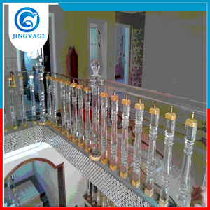 Plus de 15 ans d'expérience Moderne Sans Cadre verre <span class=keywords><strong>balustres</strong></span> escaliers - Product Image 1