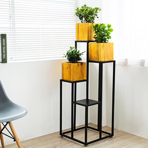 Soporte elevado de Pedestal de hierro forjado, macetero para exteriores, soporte para Francia - Product Image 2