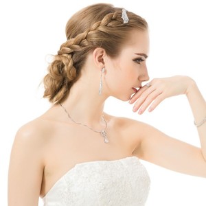 Boucles d'oreilles Teemi gros AAA Sparkling Vraiment luxe zircon cubique Micro Pavée Mode de soirée de mariage nuptiale lourd lo - Product Image 6