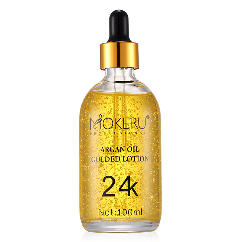 Dropshipping Mokeru 24K Gold Anti Wrinkle Aging Liquid whitening moisturizing face Serum For Skin Care