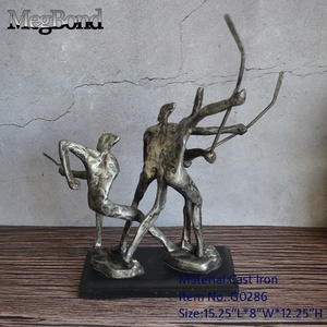 Ornamen <span class=keywords><strong>Pewter</strong></span> Antik Figur Hewan 3D dari Besi Cor Kustom untuk Dekorasi Rumah Merek Megbond Buatan Cina - Product Image 2