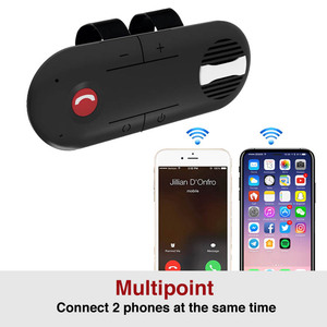 Loa Che Nắng Bluetooth Bộ Phụ Kiện Xe Hơi Rảnh Tay Có Điều Khiển Bằng Giọng Nói Và Công Nghệ Đa Điểm - Product Image 5