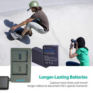 Beston 2 paket NP-W126 NP-W126S Şarj Edilebilir Lityum pil Paketi ve Çift USB taşınabilir pil şarjı için dijital kamera - Product Image 6