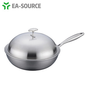 Haute Qualité Meilleur Prix En Acier Inoxydable batterie de Cuisine Pot de Cuisson En Acier Inoxydable Poêle <span class=keywords><strong>Wok</strong></span> - Product Image 3