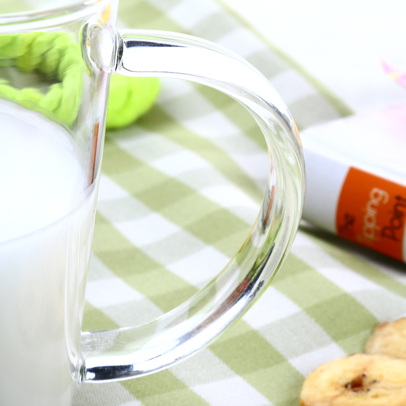 2 cups/500ml clear glass measuring cup with handle